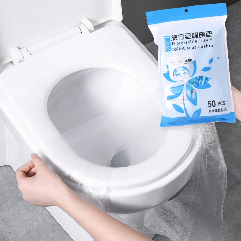 Travel Disposable Toilet Seat Cover Mat Waterproof Toilet Pad Camping