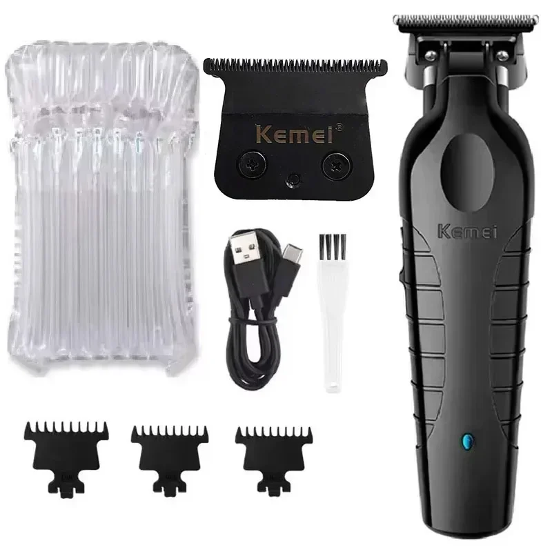 Kemei المهنية مقص الشعر للرجال قابل للتعديل اللحية...
