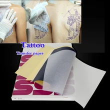 

10/20/50/100PCS Tattoo transfer paper 4 Layer Carbon Thermal Stencil Tattoo Transfer Paper Copy Paper Tracing Paper
