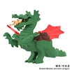 MOC Creative Medieval Dragon Knights Model action Figures Building Blocks Bricks Collection Brinquedos Toys For Children gifts 3