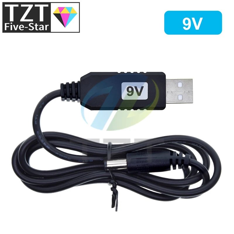 USB Power Boost Line DC 5V to DC 9V / 12V Step UP Module USB Converter Adapter Router Cable 2.1x5.5mm Plug step up converter