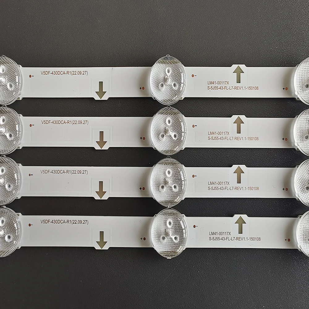 Tira de Retroiluminação Led para s Amsung Ue43j5500ak Ue43j5600 Ue43j5550 Ue43j5502 s _ 5j55 _ 43_fl _ l7 Lm4100117x 00117w Bn9636336a 36337a - Imagem 5