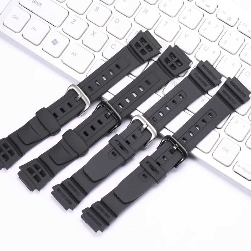 

Silicone Watch Band Suitable for Casio G-SHOCK AE-1000W AE-1300 AE-1200 Series Men Replacement Resin Strap Bracelet Accessories