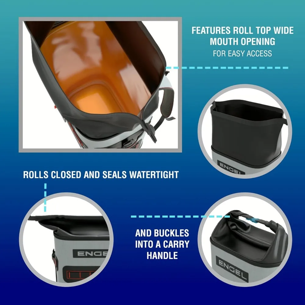 BP25 25 Quart Roll-Top High Performance Backpack Cooler
