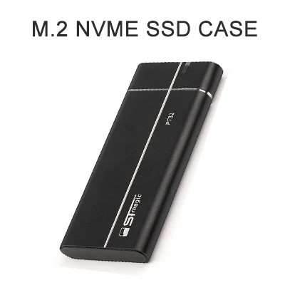 external hard drive case 3.5 Stmagic SSD Case M.2 NVMe Box Enclosure USB 3.1 PCIe M2 SSD Caddy For Type C Gen2 M+B M-Key Case Adapter 10Gbps High Speed external hard disk case HDD Box Enclosures