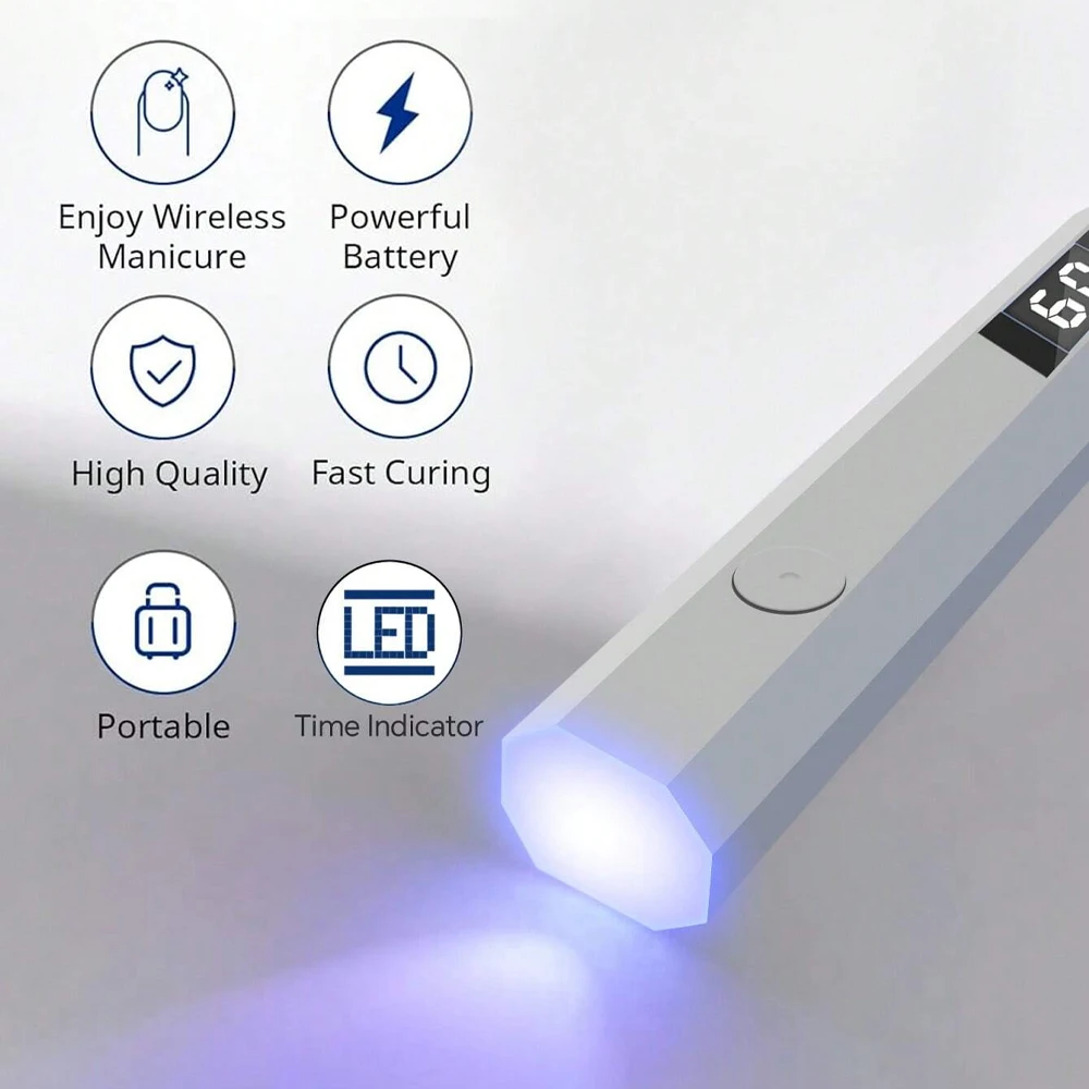 Handheld UV Light for Gel Nails Portable UV Nail Lamp thumbnail 7