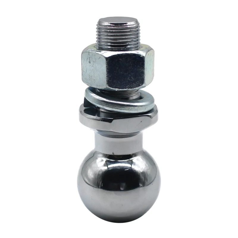 

Chrome Hitch Mount Tow Ball 50mm Shank Dia Capacity 6000Lbs Coupling Trailer Parts RV Camper Caravan Accessories