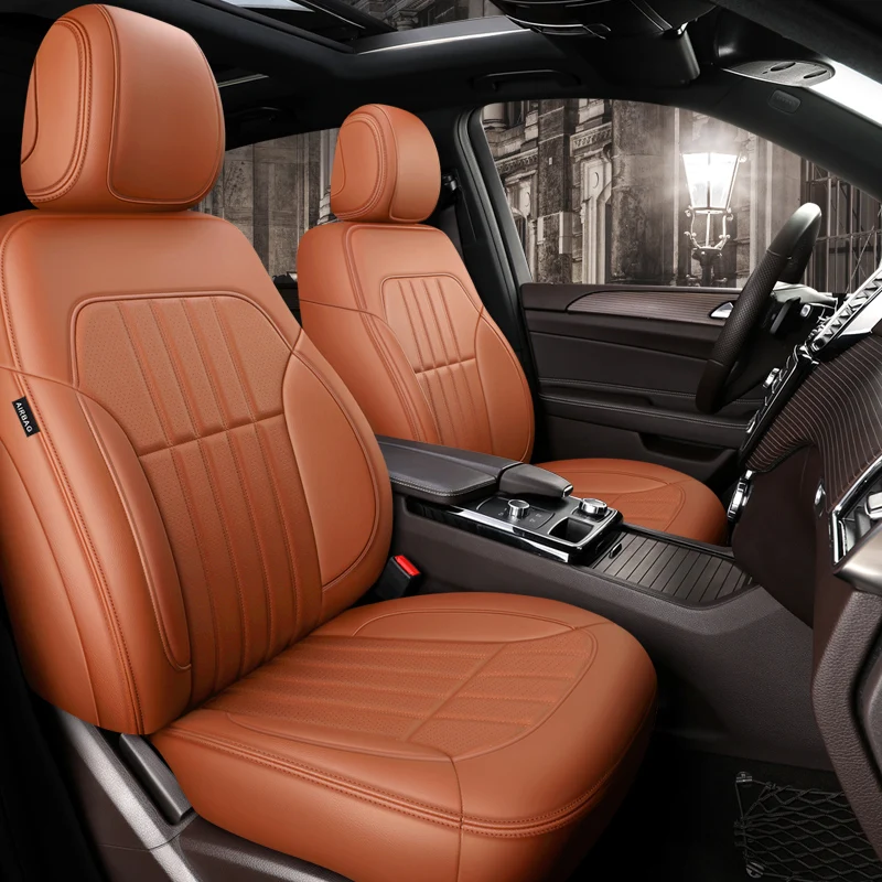 Housse De Siège Conducteur Bas En Simili-cuir Noir - Pour Mercedes Classe C Berline (2015-2021)