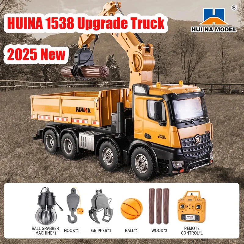 HUINA 1538 RC Car 26CH Tractor Upgrade 1575 1/14 Remote