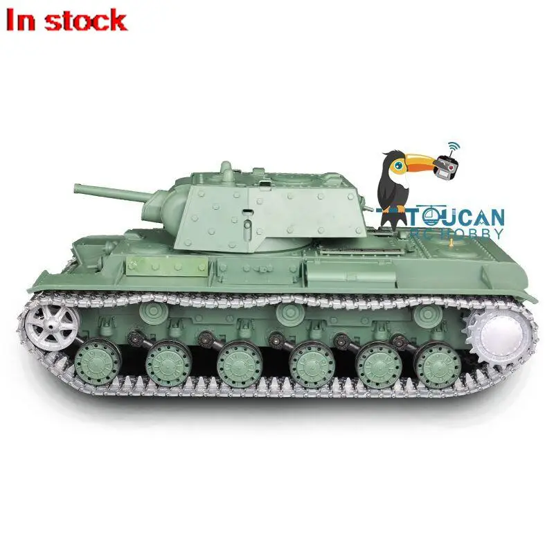 HENG LONG 1/16 Scale 7.0 Upgraded Soviet KV-1 RTR RC Tank 3878 FPV 360° Turret W/ Camera BB Pellets Steel Gearbox Toys TH17466 5