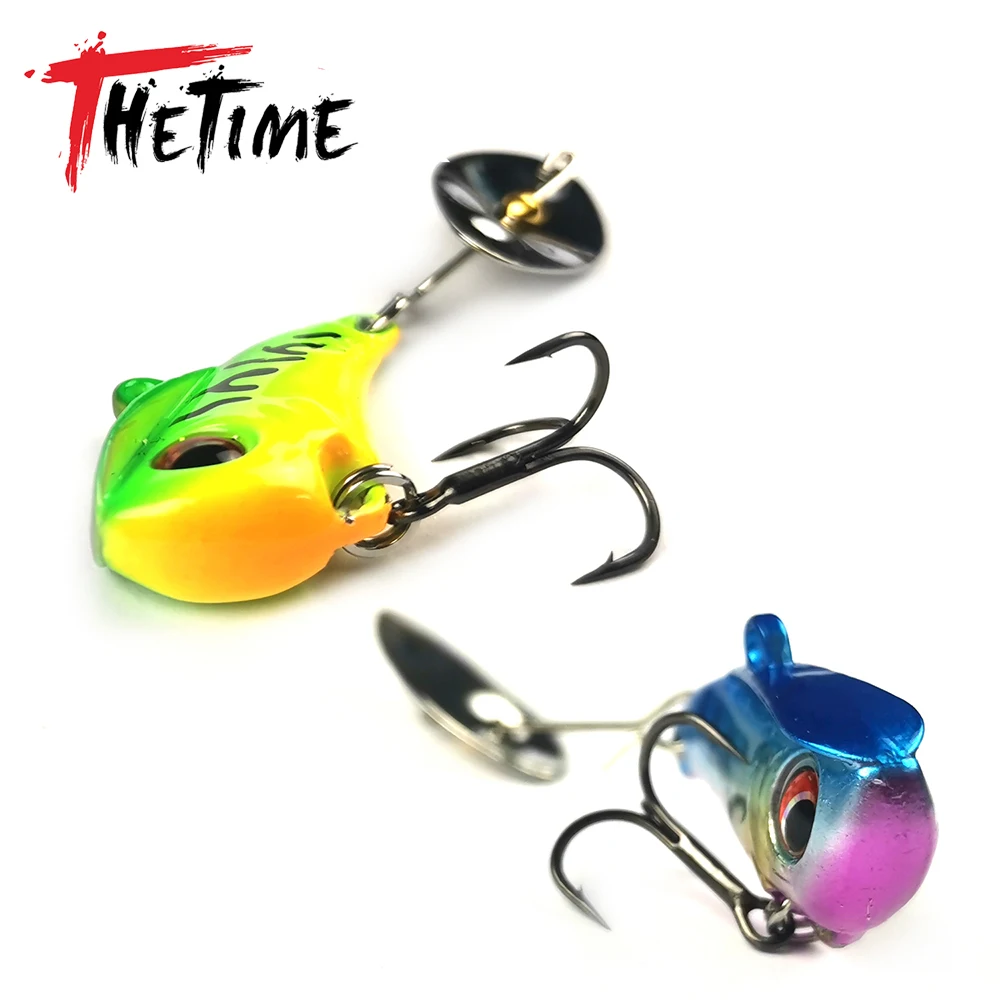 THETIME JINLING Metal VIB Lure5/10/15g Spinning Spoon Cicada Vibration Artificial Jig Bait For Bass Pike Fishing Tackle