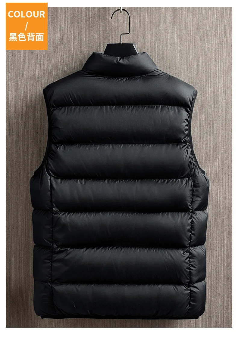 Large Size Winter Vest Wearing Example 6