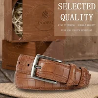 Известный бренд, деловой ремень, мужской ремень высшего качества из искусственной кожи, роскошный кожаный поясной ремень, черные мужские джинсовые ремни с автоматической пряжкой для мужчин — изображение 4