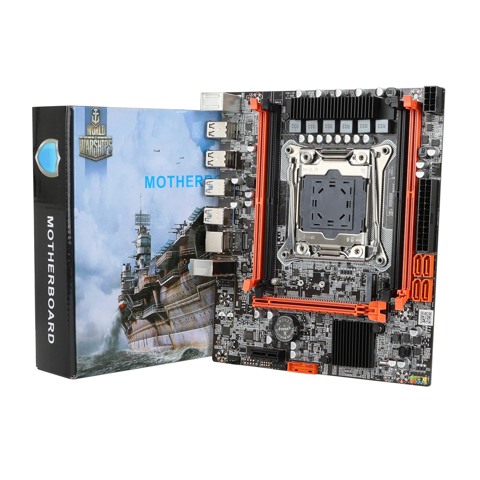 Server Memory Desktop Memory X99 Kit Motherboard set LGA2011-3 with E5 2680V4 processor 2PCS 16GB DDR4 ECC memory PCI-16 USB3.0 server M-ATX NVME M.2