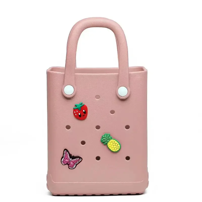 Fashionable Waterproof Sandproof Small Square Cute Children's EVA Beach Bag For Women Perfect For Shoe Flower DIY