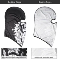 Skull Men Balaclava Ski Mask Cycling Caps Snowboard Face Cover Motorcycle Bicycle Helmet Hood Bandana Scarf Breathable Windproof 2