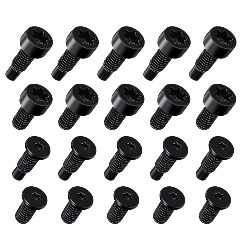 652F 20pcs Spare Screws for Doorbell T5T16 Doorbell Spare Part Replacement Security Screws Suitable for Video