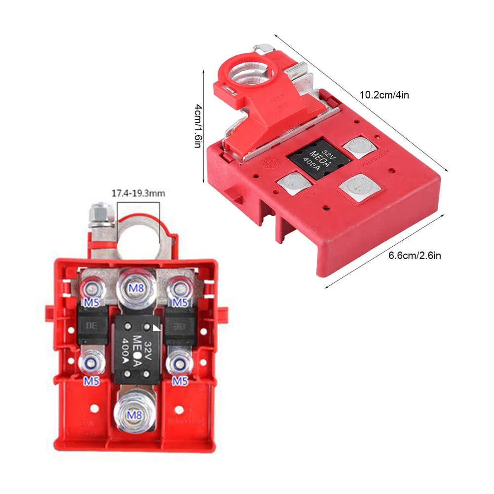 Car Battery Distribution Terminal Quick Release Pile Head Connector Battery Terminals Dual System for Car Charger 32V car battery accessories