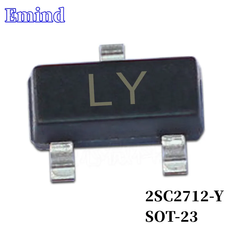 

500/1000/2000/3000Pcs 2SC2712-Y SMD Transistor SOT-23 Footprint LY Silkscreen NPN Type 50V/150mA Bipolar Amplifier Transistor