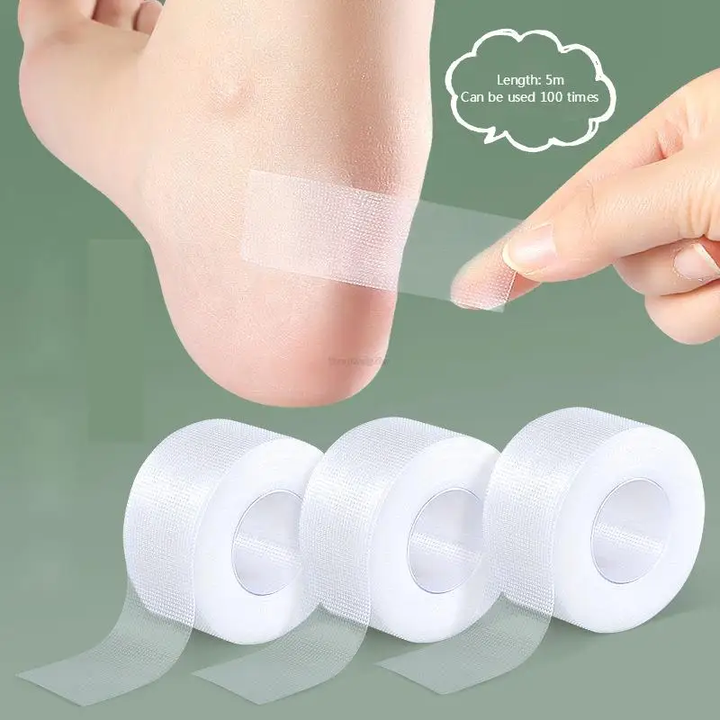 5M PE invisible Heel Protectors Women Shoes Heel Protector Foot Care Products Multifunctional Anti-wear Sticker Shoe Accessories heel protector patches,heel protector pads,heel protector,shoe stickers,shoe anti slip stickers