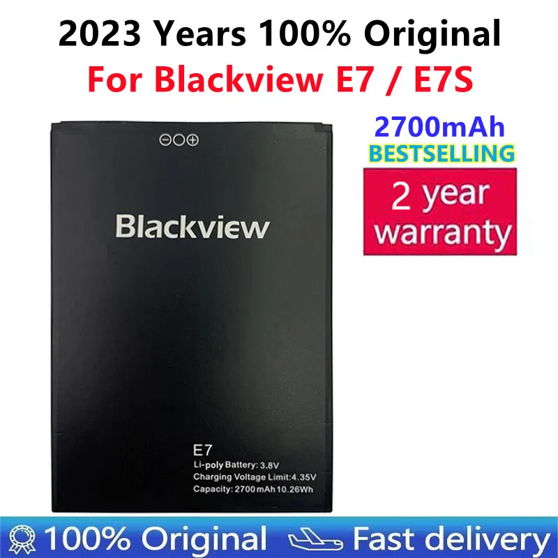 

100% Original For Blackview E7 E7S 2700mAh Li-ion Backup Battery Backup Replacement Accessory Accumulators For Blackview E7 E7S