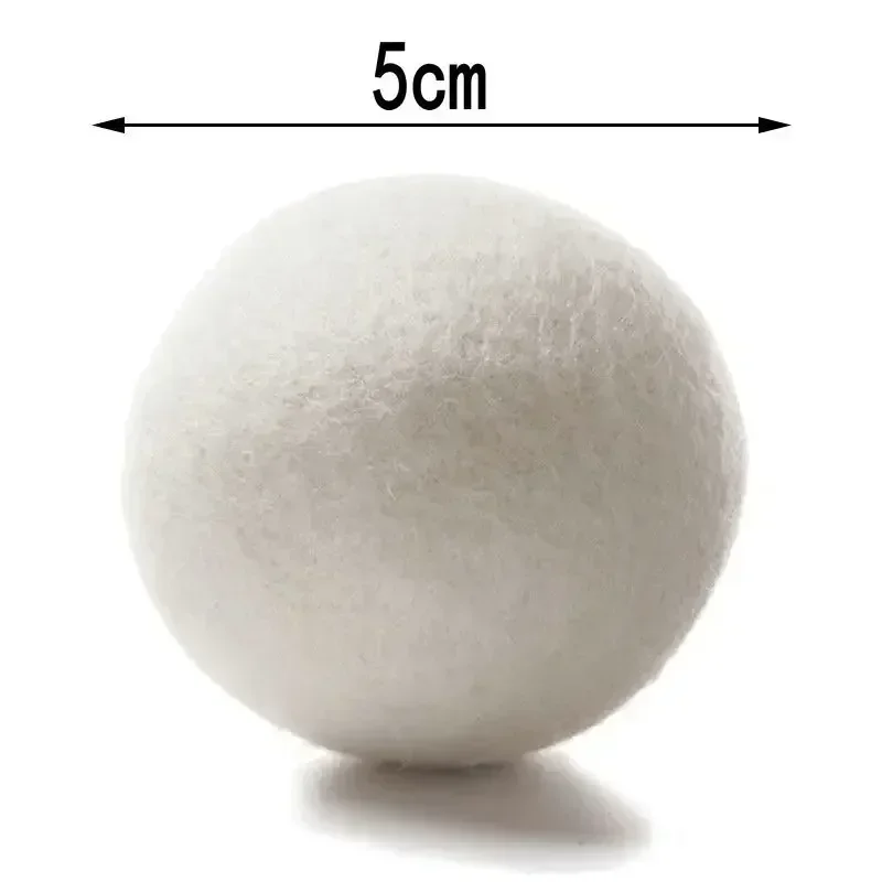 Laundry Ball 5cm Wool Reusable Dryer Clothes Softener