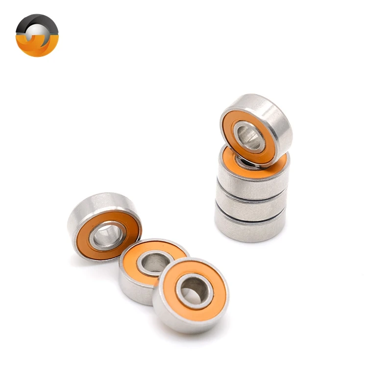 S694-2RS CB ABEC-7 스테인레스 스틸 하이브리드 Si3N4 세라믹 볼 베어링, 낚시 기어 S694RS, 4x11x4mm, 10 개