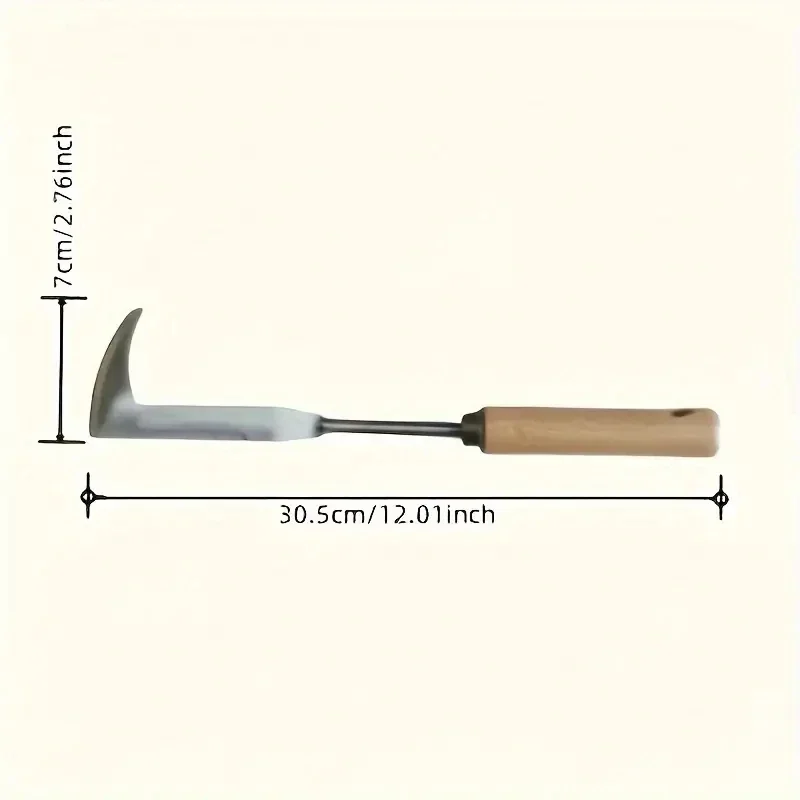 L-shaped Garden Weeding Tool Weeding Puller Manual Crack Weeder Weed Extractor Removal Agricultural Bonsai Supplies Hand Tool 5