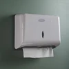 Wall Mount Paper Towel Box Universal Hotel Toilet Commercial Tissue Dispensers Punch-free Multifold Tri-Fold Paper Holder home 2
