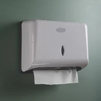 Wall Mount Paper Towel Box Universal Hotel Toilet Commercial Tissue Dispensers Punch-free Multifold Tri-Fold Paper Holder home 2