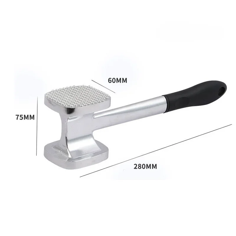 Description Picture 2 of itemLarge meat tenderizing hammer tool, manual hammer crusher for meat, anti slip handle for crushing