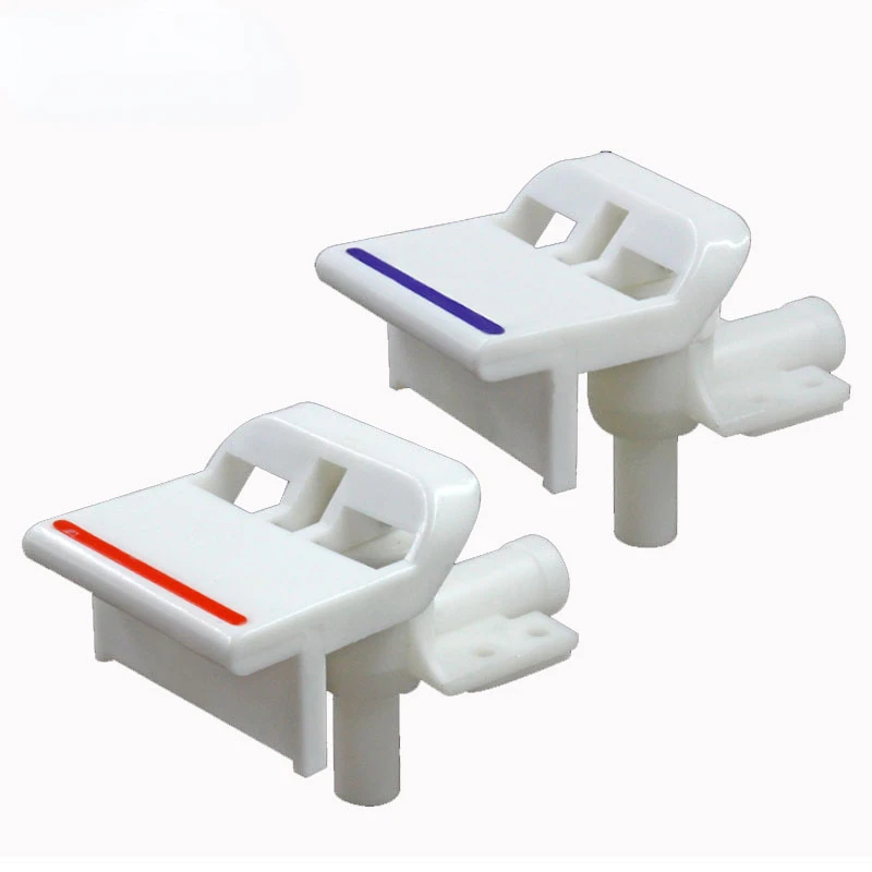 1 pair Water dispenser faucet switch faucet hot and cold water mouth piano key press type water dispenser accessories,plastic faucet replacement,water cooler replacement part