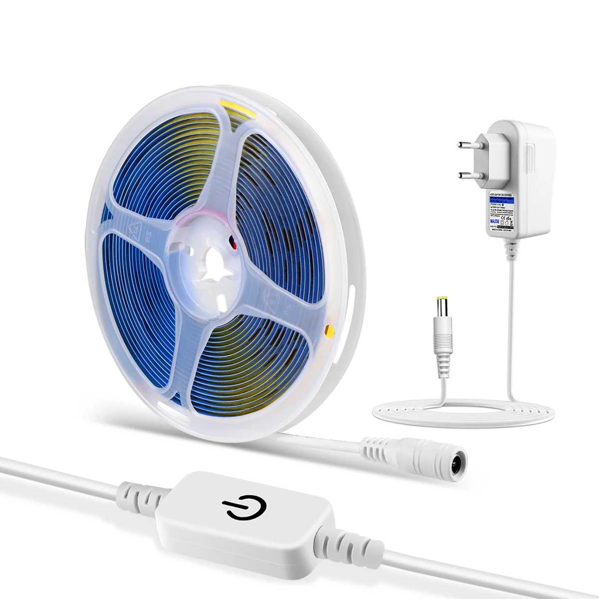 

Сверхлегкая гибкая светодиодная лента высокой плотности 2835SMD с умным сенсорным переключателем с регулируемой яркостью для кухонного шкафа гардероба