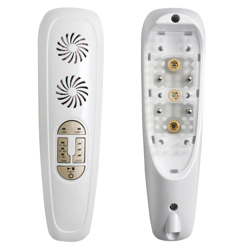 Led + Microcurrent + Pettine Per Capelli Laser Per La Crescita Dei Capelli Power Grow Brush Massaggio Del Cuoio Capelluto Trattamento Per La Perdita D