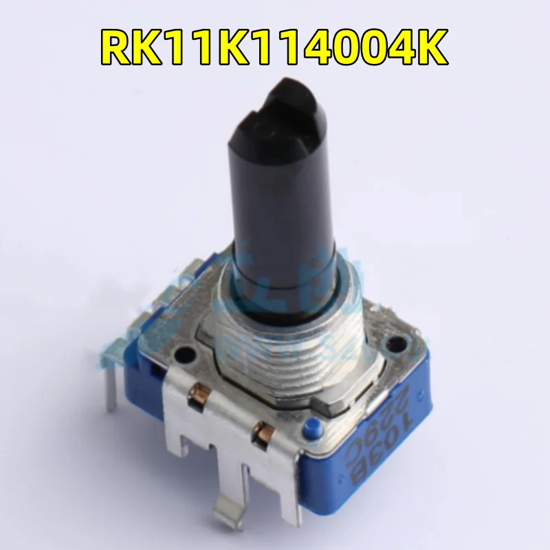 5 PCS / LOT 103B New Japanese ALPS RK11K114004K plug-in insulated shaft articulated rotary potentiometer resistor