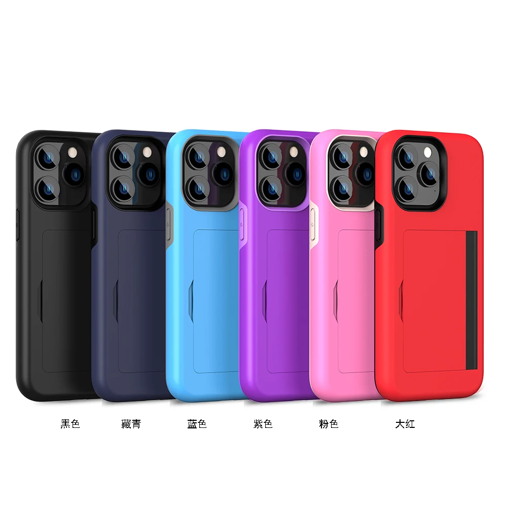 For Iphone14 Pro Max Case For Iphone14 Pro Max Coque Credit Card Protective Wallets Cover For Iphone 14 13 12 11 Pro Max Capa