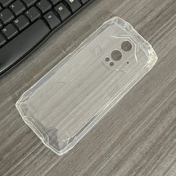 Blackview BV9300 Transparent Black Soft TPU Phone Case - Silicone Protective Cover for Blackview BV9300 (Clear)