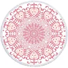 Mandala Geometric Round Beach Towel Tassels Bohemia Microfiber Bath Shower Towel For Kids Adults Picnic Yoga Mat Bikini Cover Up 4
