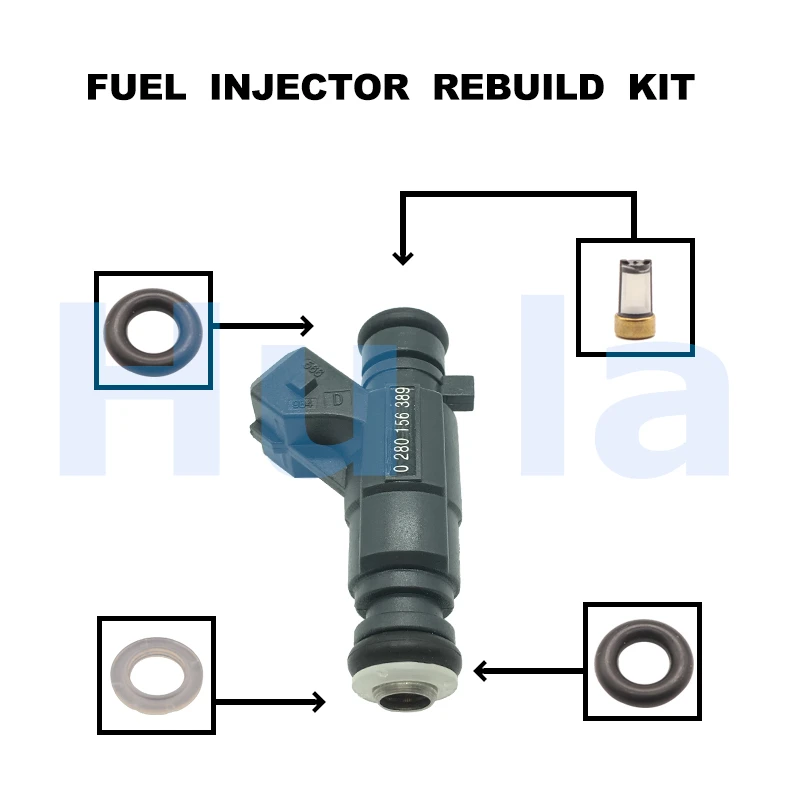 

Fuel injector O-Ring Kit Seals Filters for Buick Excelle 1.6/1.8 0280156389