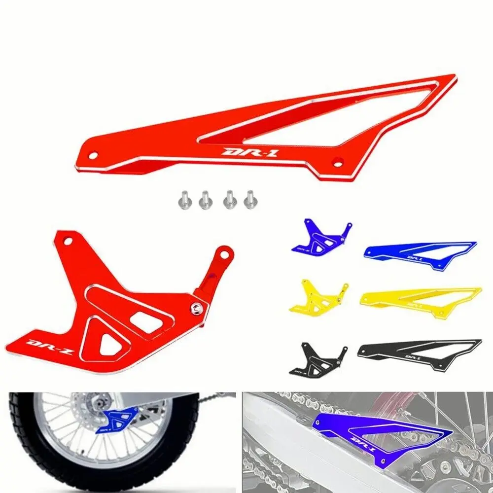 

DRZ LOGO Rear Brake Disc Guard Chain Hell Cover For Suzuki DR-Z 400 DRZ400S/E