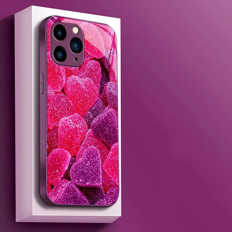 Luxury Tempered Glass Phone Case Shell