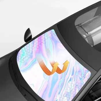 زجاج سيارة الشمس الظل نافذة أمامية ظلة الزجاج الأمامي غطاء للحماية من الشمس UVR-Blocker التبريد الحرارة درع الستائر - Image 2