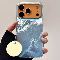 INS Style Blue Blending Print Phone Case Cover - iPhone SE (2020) (1)