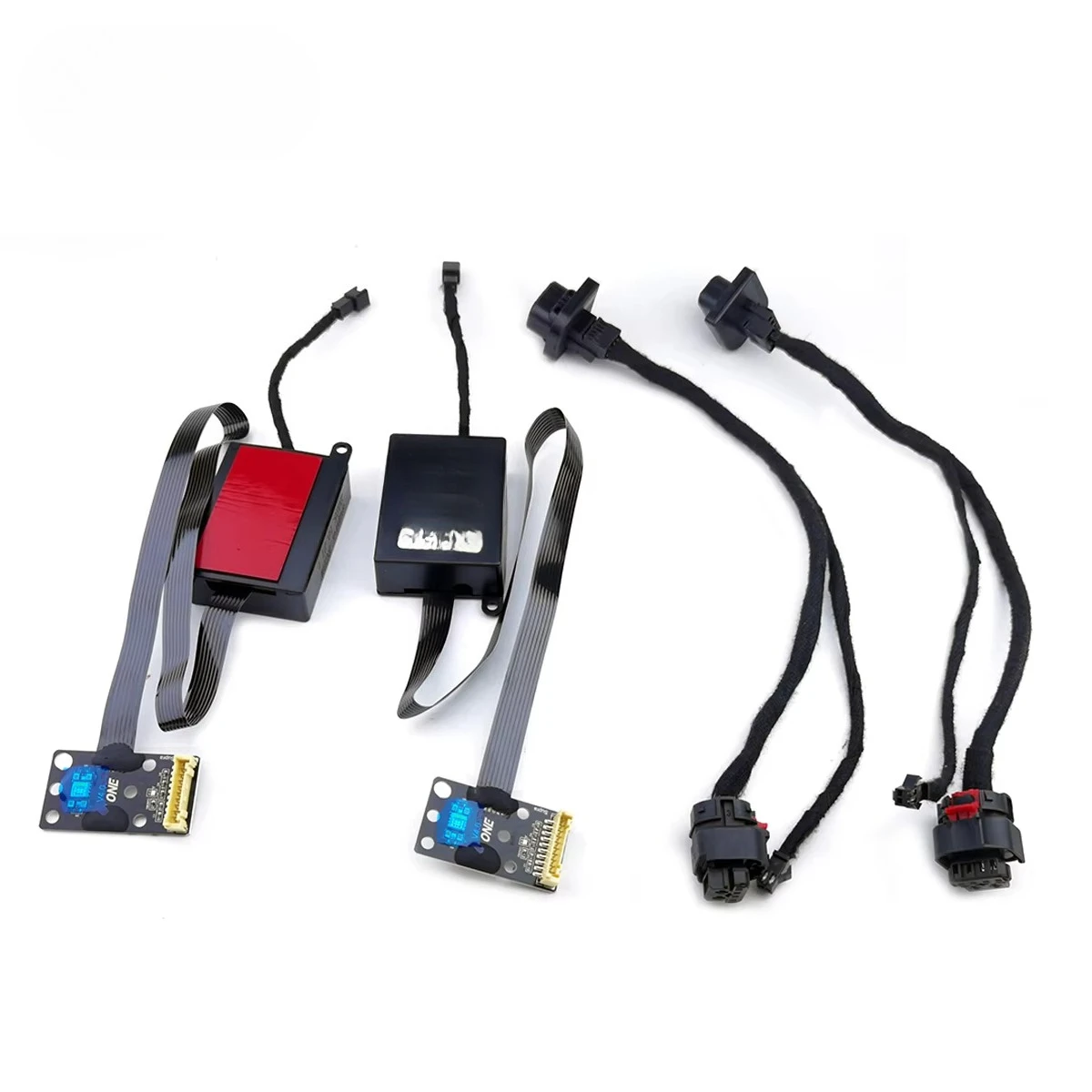 Plug-and-Play-Halterung, 12 V, neue mehrfarbige Farbplatte mit Scheinwerferadapter für (ab 2020)