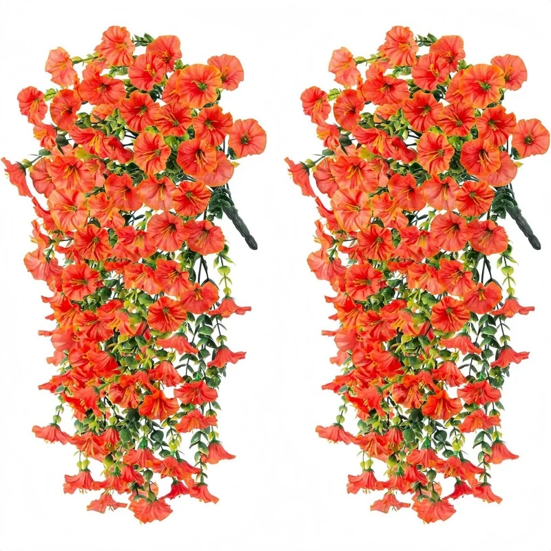 2PCS UV-Resistant Artificial Morning Glory & Eucalyptus Hanging Decor 15 Sa3e6b0b27bcf45d598e2d2a423e0f0aa8