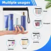 2pcs Luggage Transparent Travel Use Leakproof Flight Make Up Waterproof For Women Reusable Airport Security Toiletry Bag 3