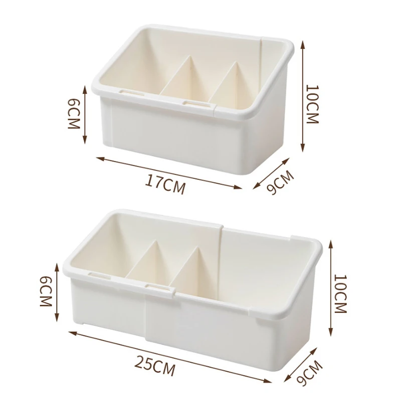 Extendable Mirror Cabinet Storage Box, Multi-functional Cosmetic Storage Box, Adjustable Desktop Compartment Organizer.