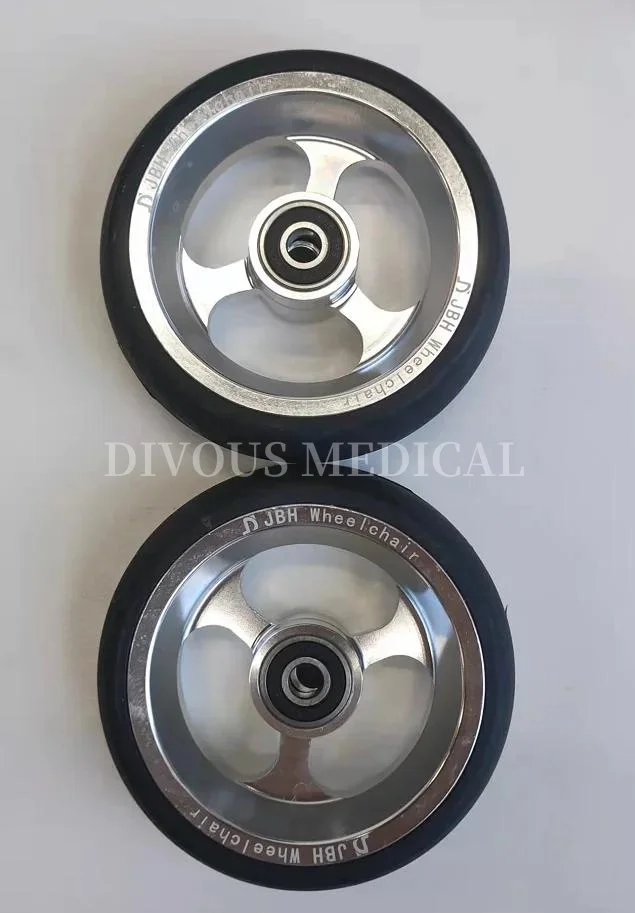 ( 2X ) 4 Inch Front Wheels for Wheelchair Sport Wheelchair