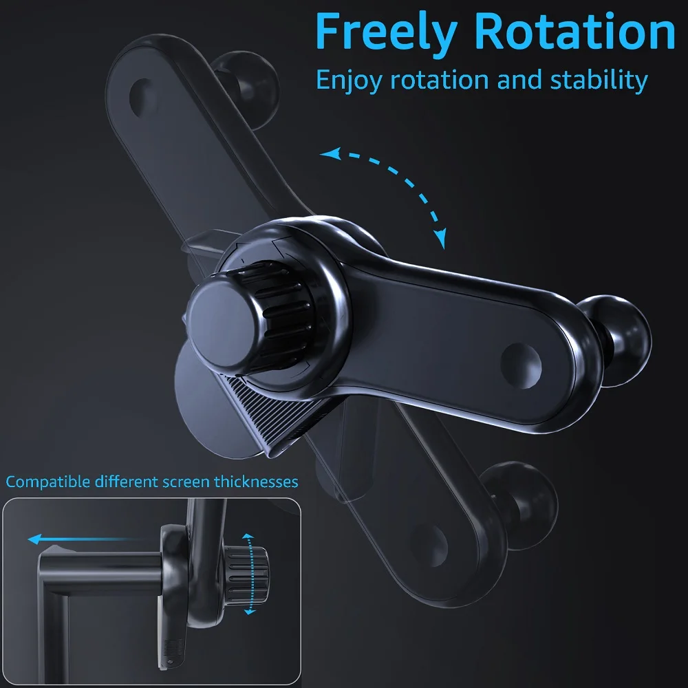 Untoom Mobile Phone Holder Base for Car Display Screen Universal 17mm Ball Head GPS Bracket Sticker Base for Tesla Model 3/Y/S/X