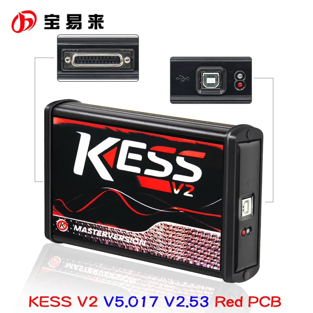 KESS V2.23 OBD2 Manager Tuning Kit HW V4.036 No Token Limited Master  Version - AliExpress